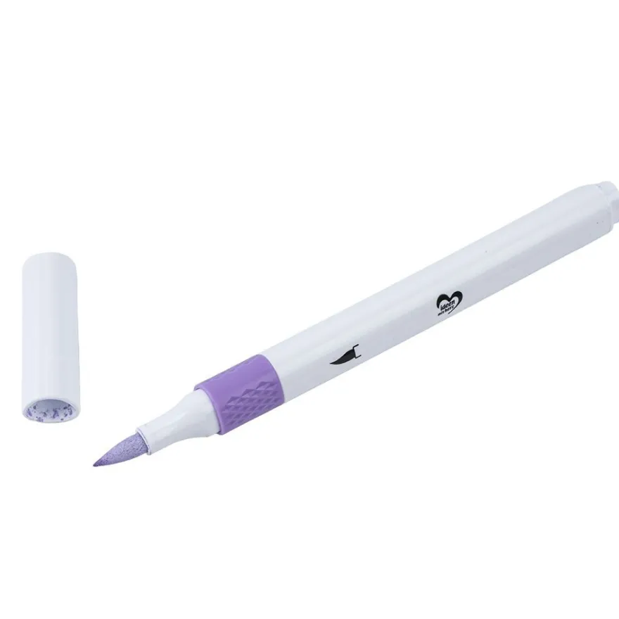 Acryl-Brush-Marker mit weicher Pinselspitze, Sortierung 2, 20 Farben, 20 Stück