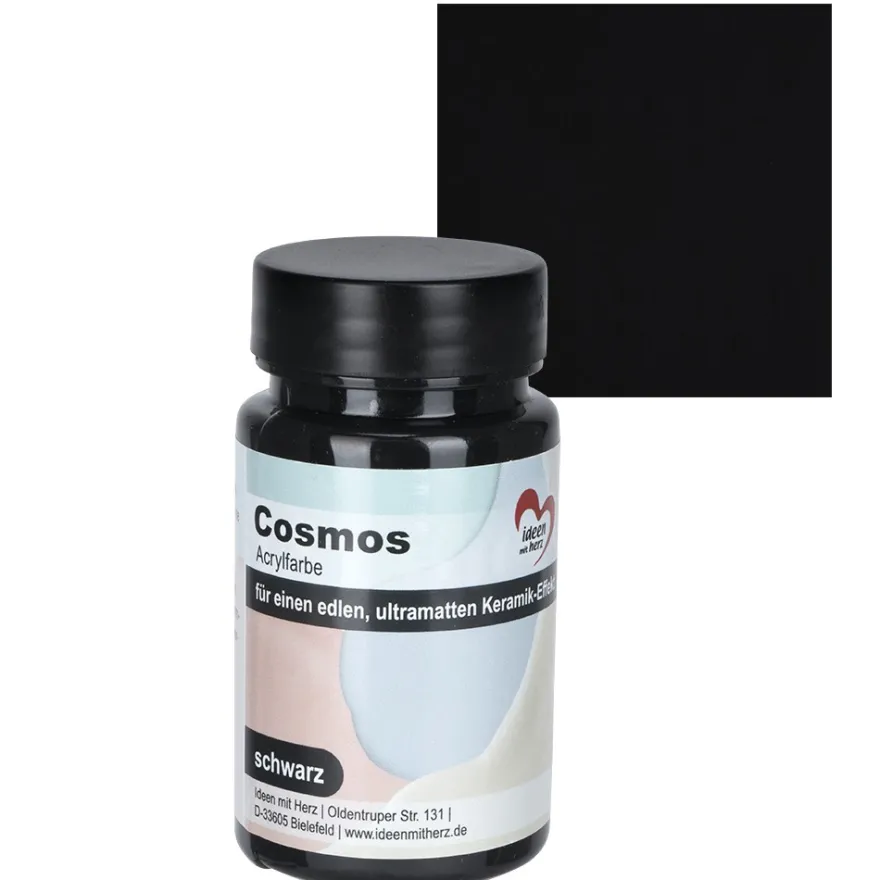 Acrylfarbe "Cosmos", schwarz, 90ml