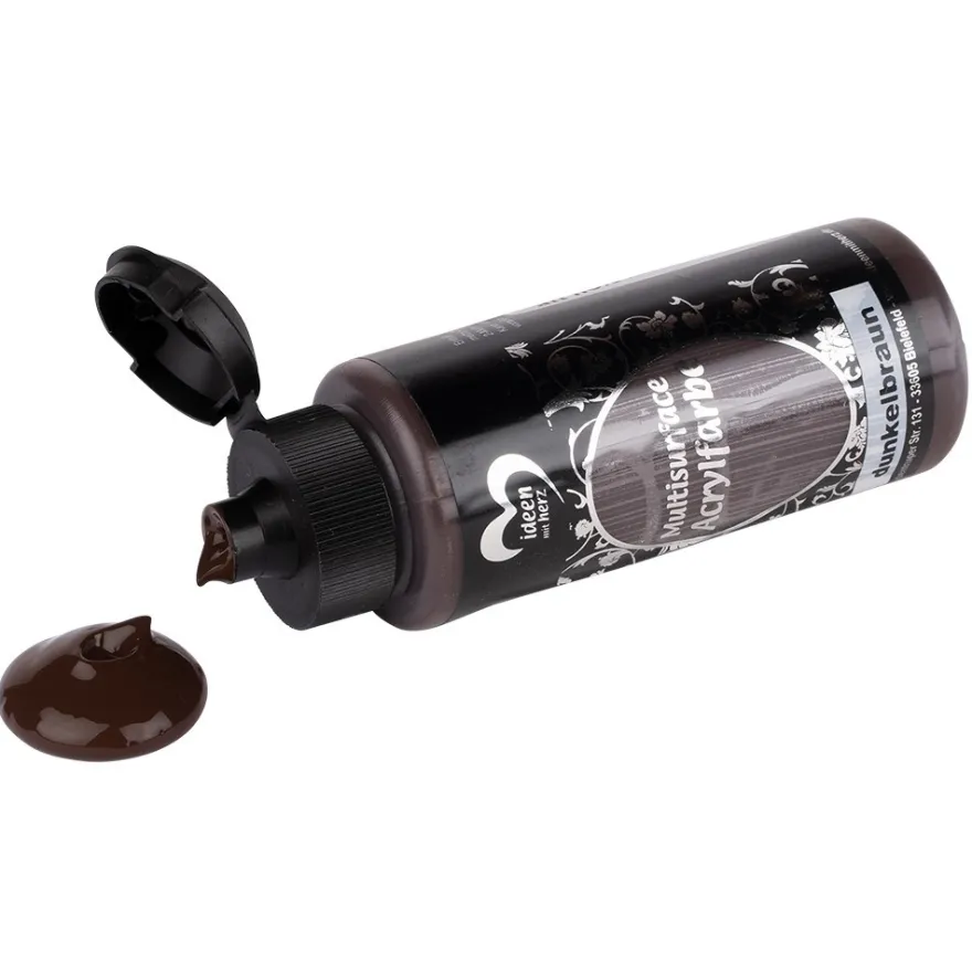 Acrylfarbe "Multisurface", dunkelbraun, 120ml