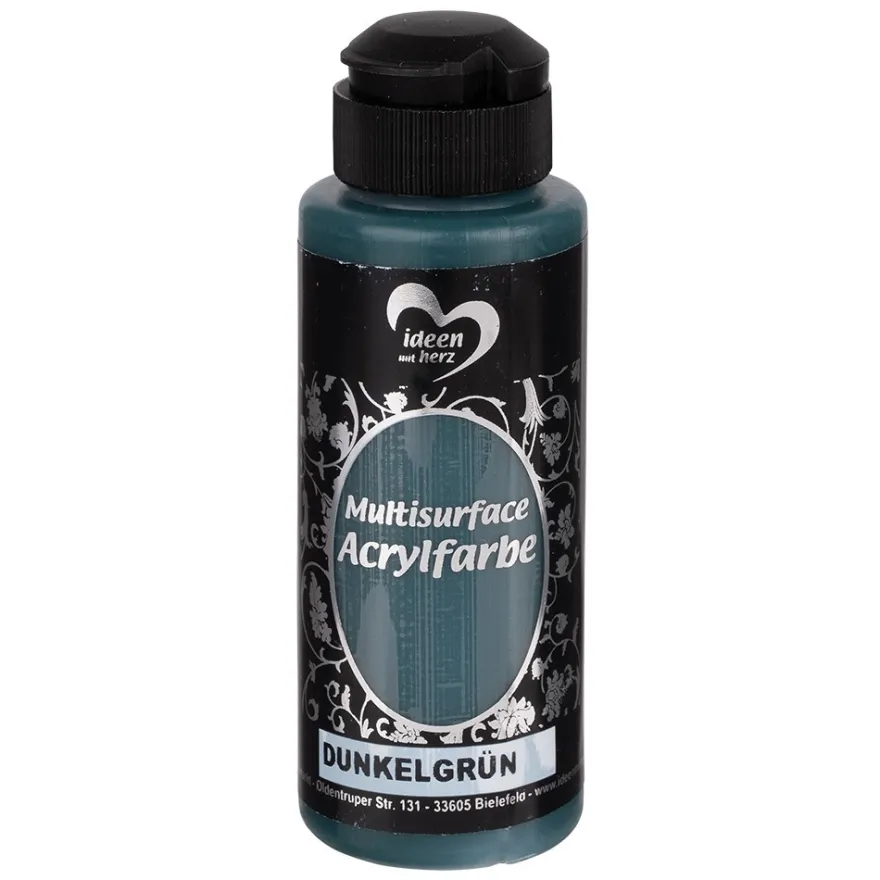 Acrylfarbe "Multisurface", dunkelgrün, 120ml