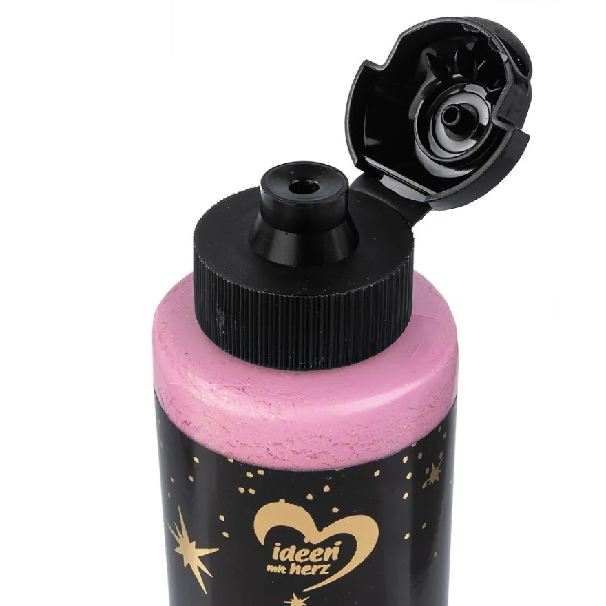 Acrylfarbe "Multisurface", Edelglitzer Gold, pink, 180ml