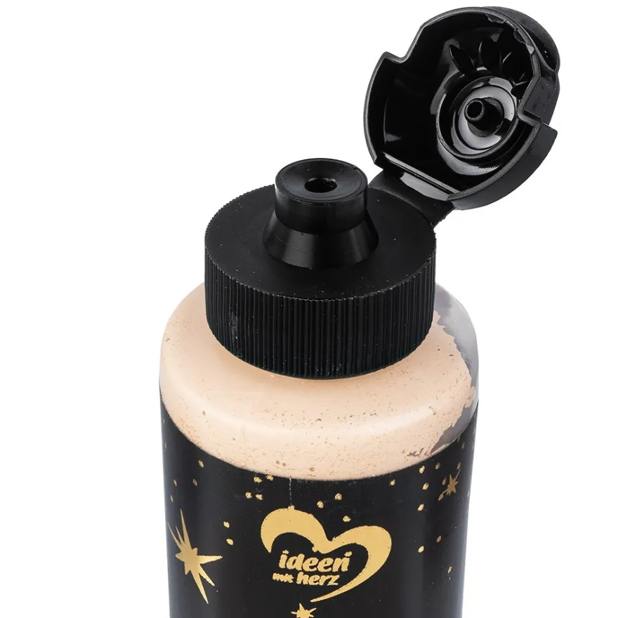 Acrylfarbe "Multisurface", Edelglitzer Gold, beige, 180ml