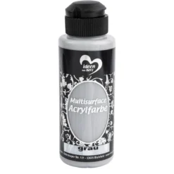 Acrylfarbe "Multisurface", grau, 120ml