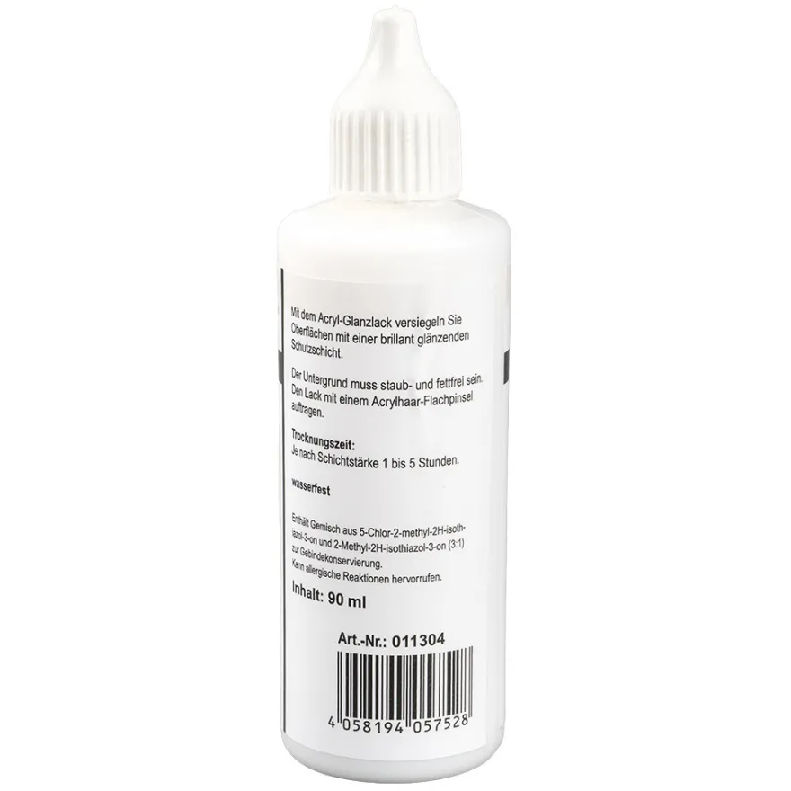 Acryl-Glanzlack, transparent, 90ml