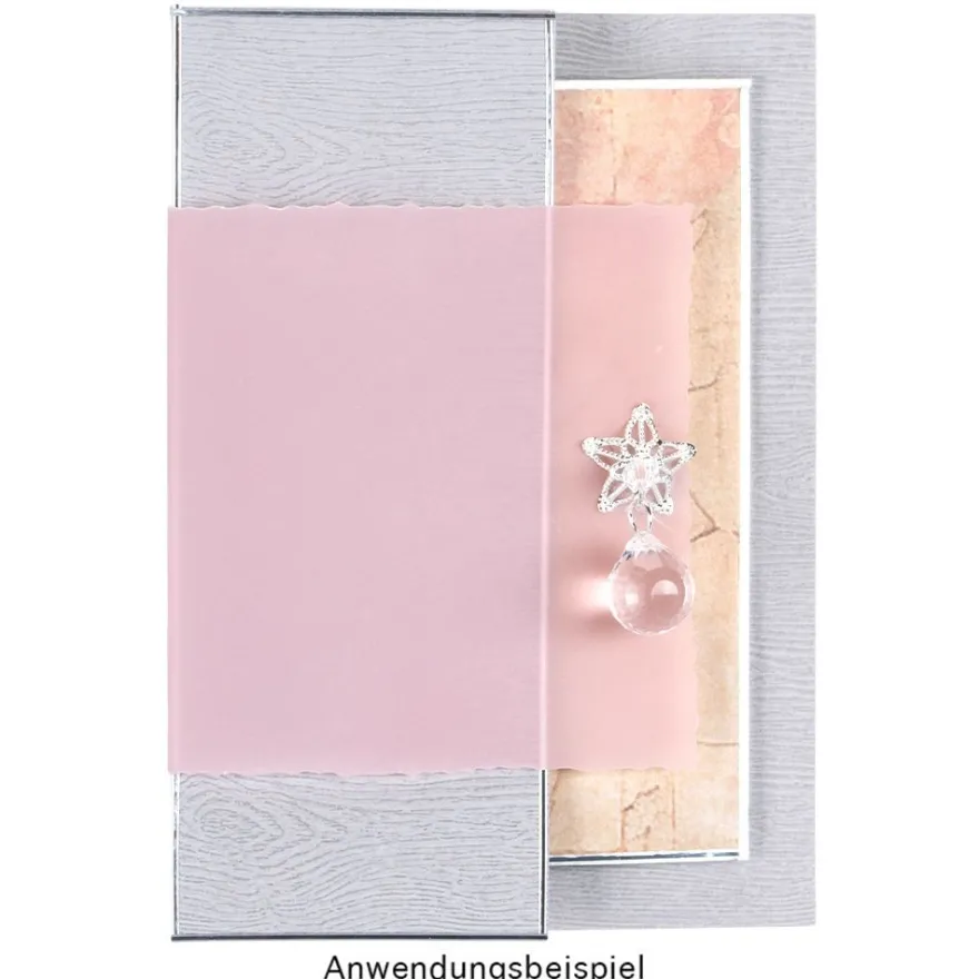 Acrylglas-Anhänger mit Perlenkappe, Design 3, 3,2cm x 1,4cm, 11 verschiedene Farben, 20 Stück