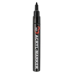 Acryl-Marker, 10 verschiedene Farben, Strichstärke 1mm, 12 Stück