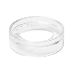 Acryl-Podest für Kugeln & Eier, rund, klar, Ø 6cm, 2cm hoch, 5 Stück