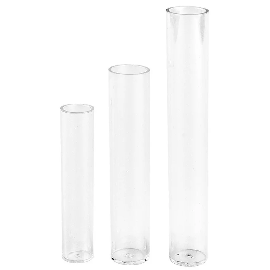 Acryl-Reagenzgläser, 3 Größen, 30er Set