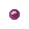 Acryl-Ronden, facettiert, 1 x 1 cm, 50 Stück, fuchsia
