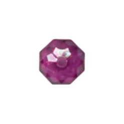 Acryl-Ronden, facettiert, 1 x 1 cm, 50 Stück, fuchsia