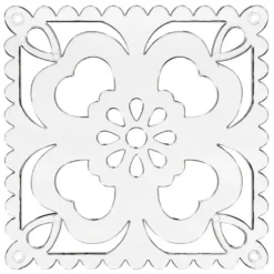 Acryl-Untersetzer, Zierdeckchen, Quadrat