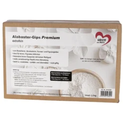 Alabaster-Gips Premium, extrafein, 2,5 kg