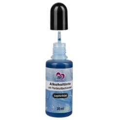 Alkoholtinte mit Perlmuttschimmer, 8 Flaschen/Farben, je 20ml