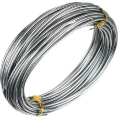 Alu-Draht, 10m lang, Ø 2mm, anthrazit