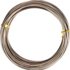Alu-Draht, 10m lang, Ø 2mm, braun