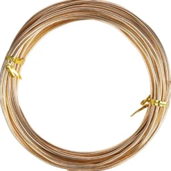 Alu-Draht, 10m lang, Ø 2mm, kupfer