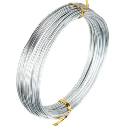 Alu-Draht, 10m lang, Ø 2mm, silber