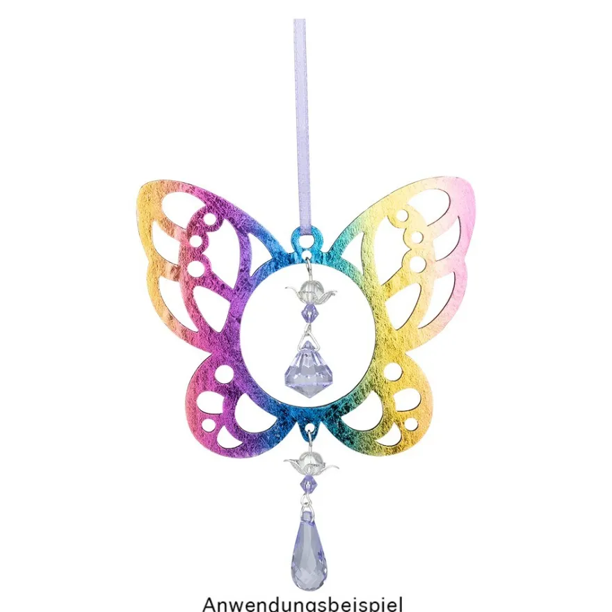 Anhänger mit Perlenkappe, Design 7, 3,5cm x 1,5cm, facettiert, 8 verschiedene Farben, 20 Stück
