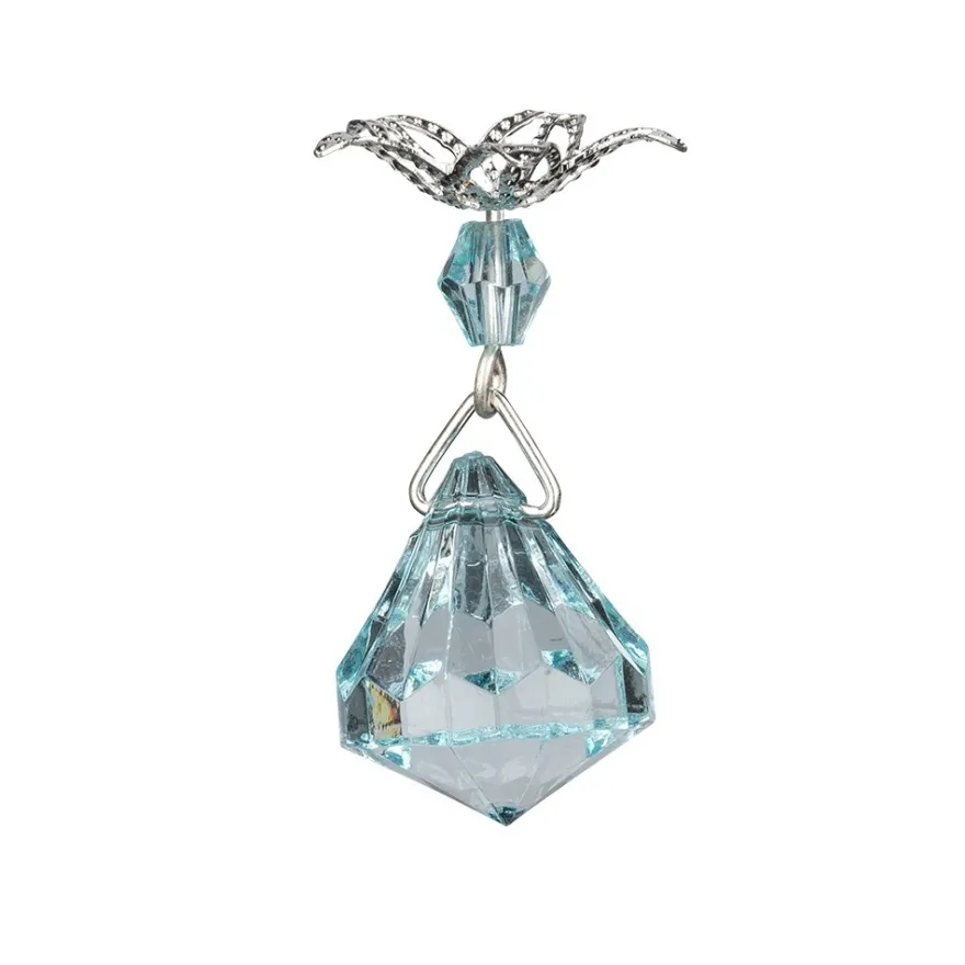 Anhänger mit Perlenkappe, Design 7, 3,5cm x 1,5cm, facettiert, 8 verschiedene Farben, 20 Stück