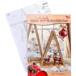 Anleitungsheft "Zauberhafte Ideen mit Holzstäbchen", DIN A4