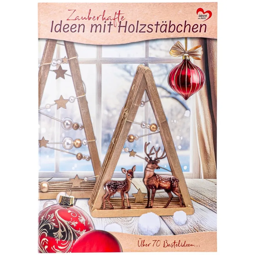 Anleitungsheft "Zauberhafte Ideen mit Holzstäbchen", DIN A4