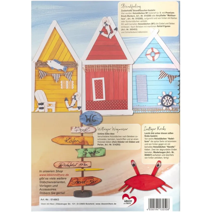 Anleitungsheft "Zauberhafte Ideen mit Holzstäbchen 2", DIN A4