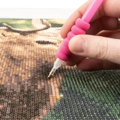 Anti-Rutsch-Hülsen, soft, 3,8cm lang, außen: Ø 1,3cm, innen: Ø 0,7cm, pink, 10 Stück