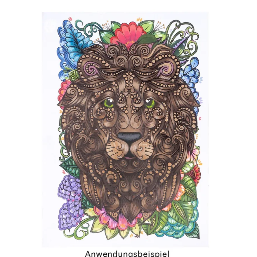 Aquarell-Buntstifte, 24 Farben, wasservermalbar, 24 Stück