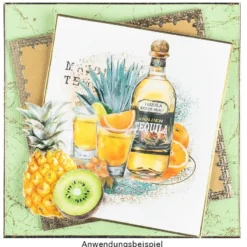 Aqua-Transfermotive, stilvoll Essen & Trinken, DIN A4, farbig, 5 Bogen