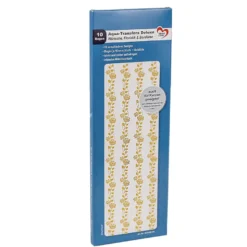 Aqua-Transfers Deluxe, Wünsche rund ums Jahr, 10cm x 30cm, Goldfolie, 10 Bogen
