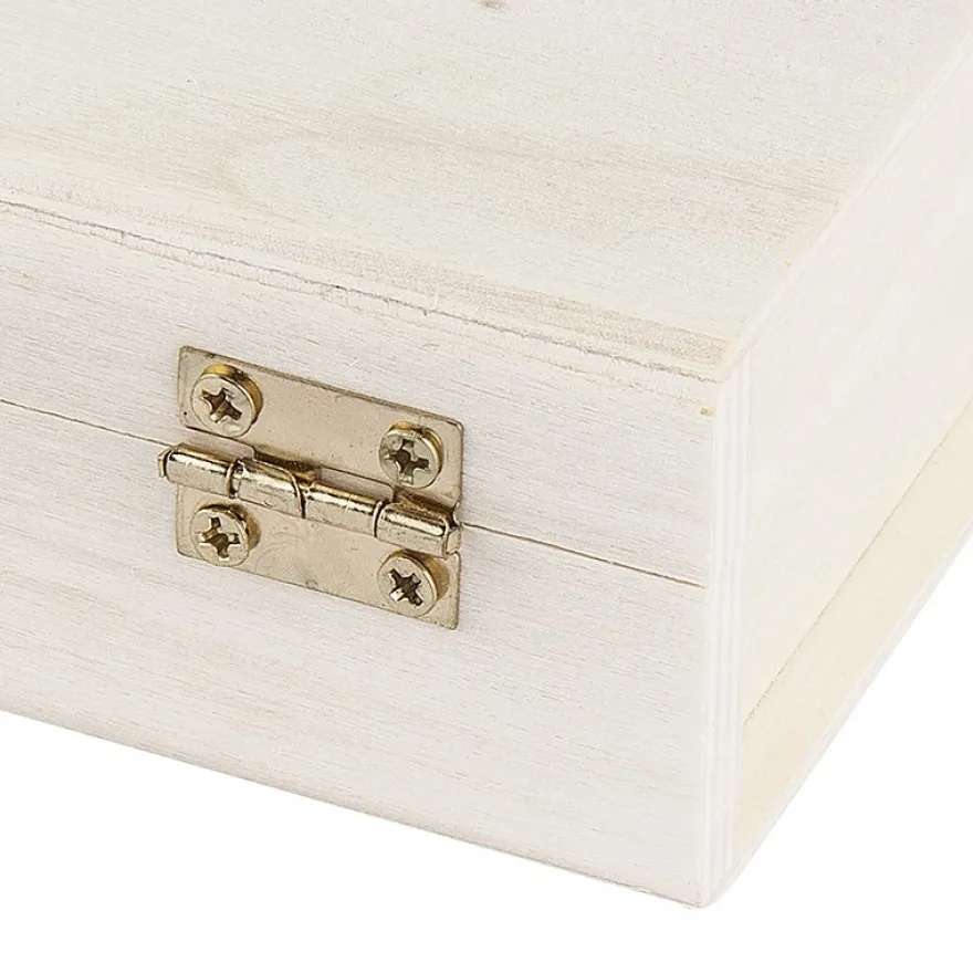 Aufbewahrungsbox aus Holz, Buch, 4cm x 15cm x 11cm