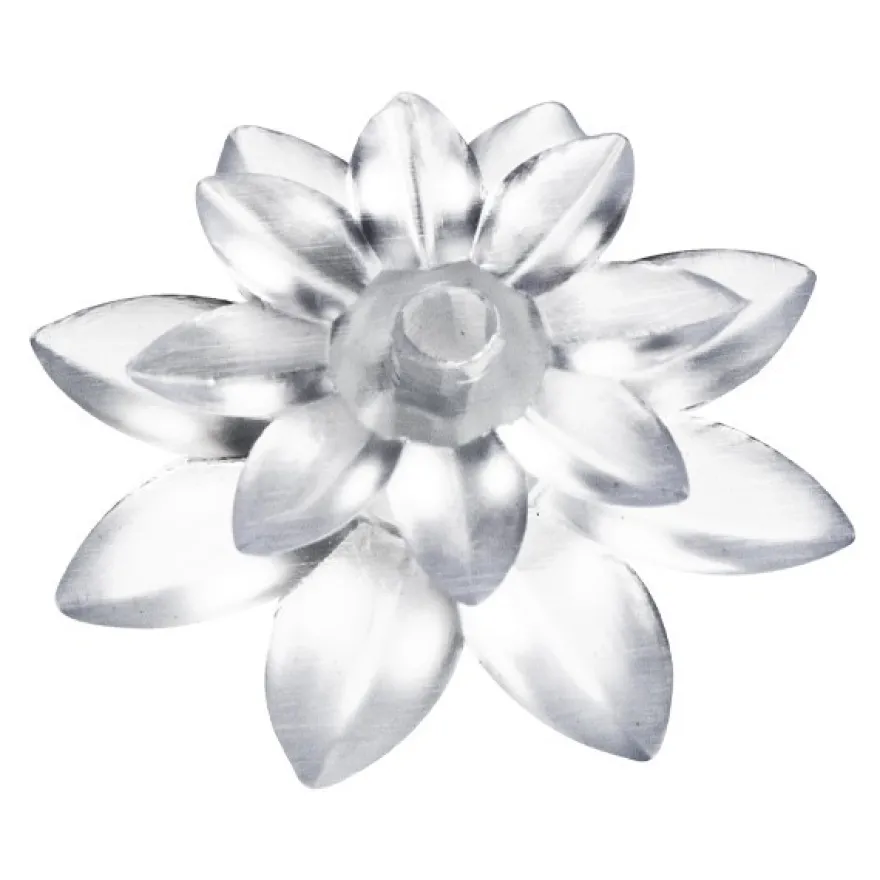 Aufsteck-Blüte "Lotus" für LED-Lichter, Ø 3,5 cm, 24er Set