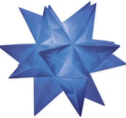 Aurelio Stern Set, transparent, 15cm x 15cm, 33 Blatt, blau