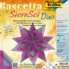Bascetta Stern Set, DuoDesign, 20x20cm, 32 Blatt, violett/silber