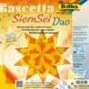 Bascetta Stern Set, DuoDesign, 20x20cm, 32 Blatt, orange/gelb
