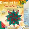 Bascetta Stern Set, DuoDesign, 20x20cm, 32 Blatt, rot/grün