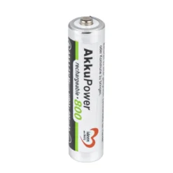 Batterien, AkkuPower, AAA Micro HR03, 1,2V, 800 mAh, 4 Stück