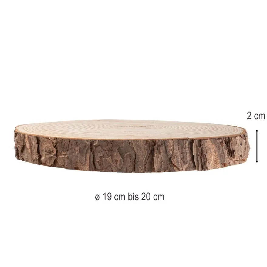 Baumscheibe, rund, Ø 19cm bis 20cm, 2cm dick