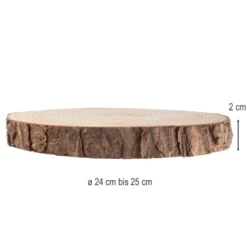 Baumscheibe, rund, Ø 24cm bis 25cm, 2cm dick