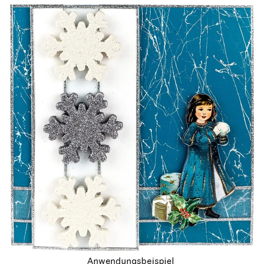 Baumschmuck, Vielfalt 2, versch. Designs & Größen, teilweise zum Aufhängen, grau, 12 Stück