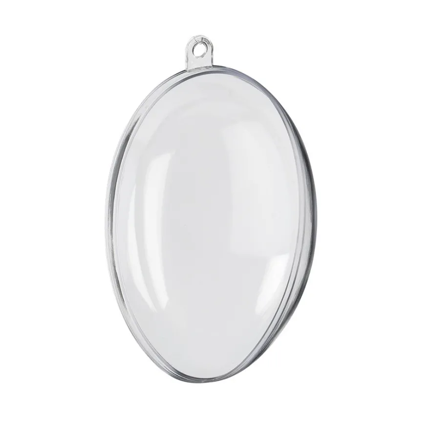 Befüllbare Eier, zum Aufhängen, 8,7cm x 5,8cm, transparent, 8 Stück
