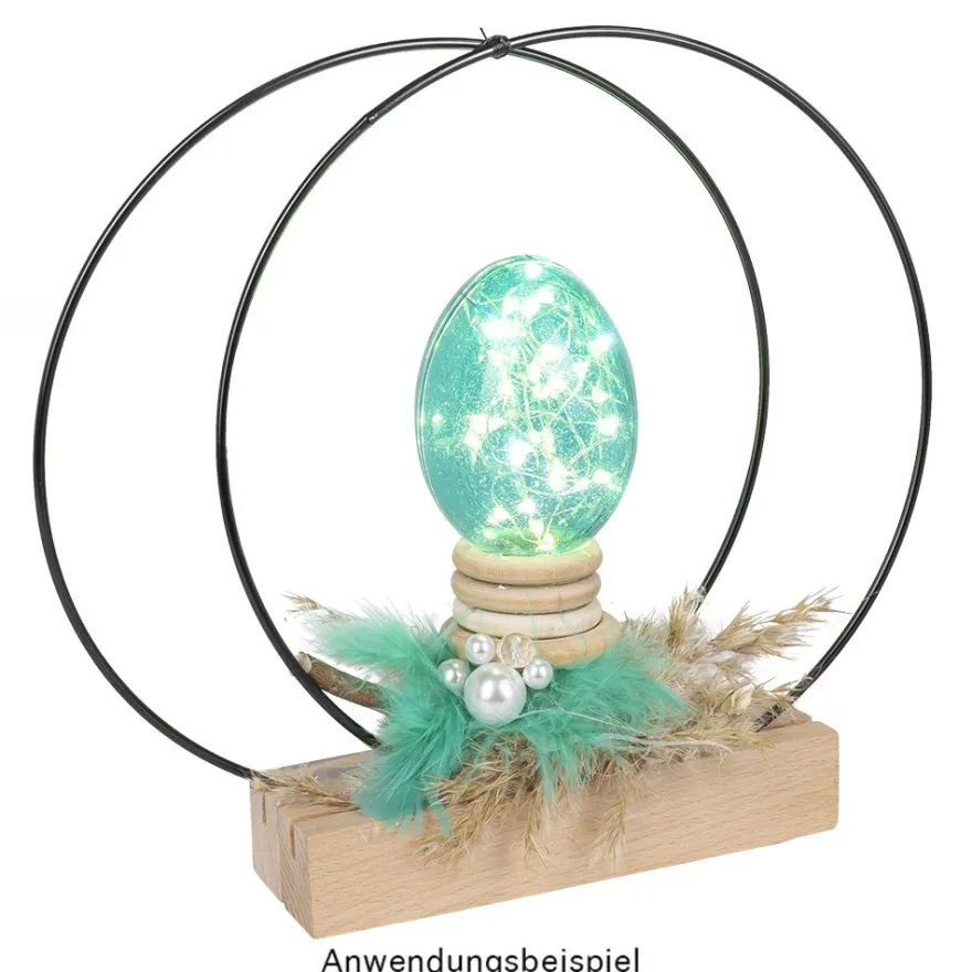 Befüllbare Eier, zum Aufhängen, 8,7cm x 5,8cm, transparent, 8 Stück