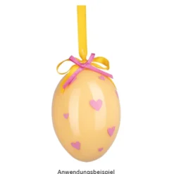Befüllbare Eier, zum Aufhängen, 8,7cm x 5,8cm, transparent, 8 Stück