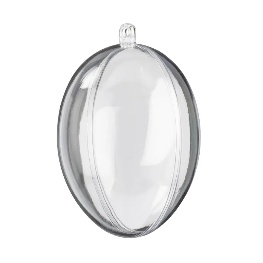 Befüllbare Eier, zum Aufhängen, 8,7cm x 5,8cm, transparent, 8 Stück