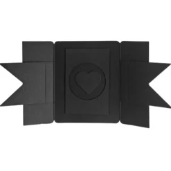 Überraschungsbox, schwarz, 12,5cm x 12,5cm x 12,5cm, 24-teilig