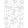 Bügelstrass-Design, DIN A4, klar, Mohnblumen