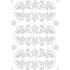 Bügelstrass-Design, DIN A4, klar, Ornamente 8