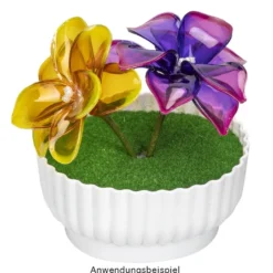 Biege- & Gießformen für Fantasieblüten, für 2 verschiedene Blütenblätter, 3-teilig