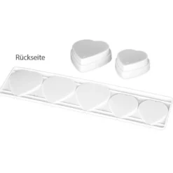 Biege- & Gießformen für Rosenblüten, für Blütenblätter in 2 Größen, 3-teilig