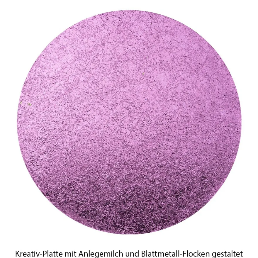 Blattmetall-Flocken, 2 Dosen mit je 3g, pink
